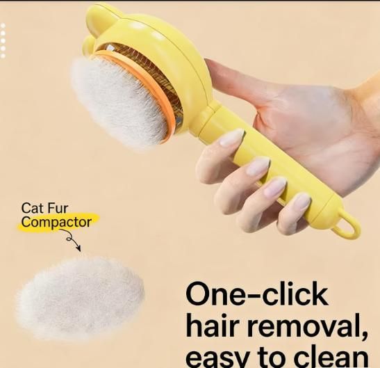 Double-Sided Pet Grooming Comb – Rabbit-Ear Design